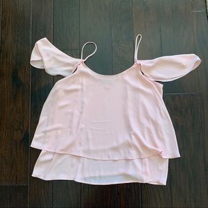 Tiered Pink Blouse